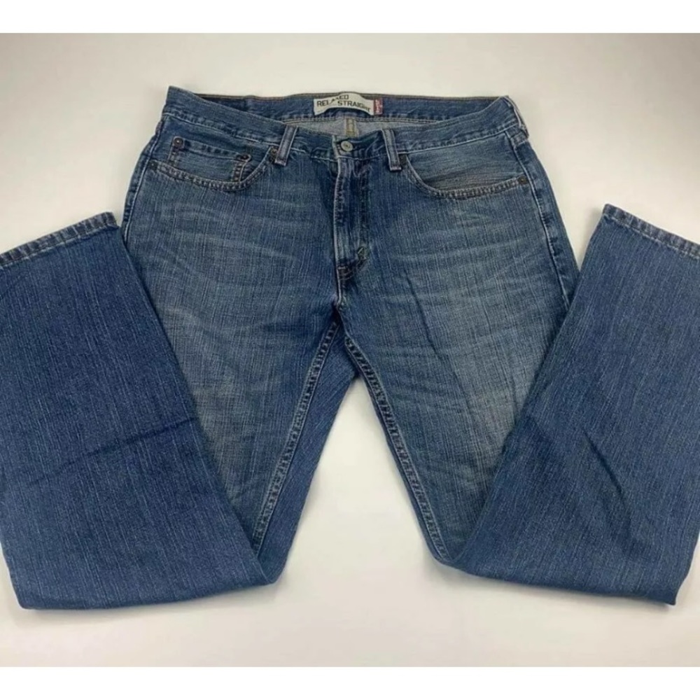 Levi’s 559 Men’s Size 33x32  Jeans Relaxed Straight Fit Medium Wash - Picture 4 of 10